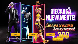 O jogo garena free fire para smartphones android e ios é atualmente um dos mais famosos e mais jogados jogos disponíveis para a platavorma mobile. Evento Recarga De Nuevo Recargo Y Pasa Esto Como Funciona Free Fire Youtube