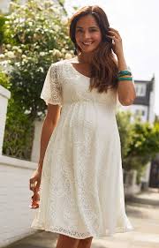 Edith Lace Maternity Kimono Dress In Ivory Maternity Wedding Dresses Evening Wear And Party Clothes By Tiffany Rose In 2020 Pregnant Wedding Dress Bohemian Maternity Dress African Maternity Dresses