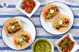 Whisk together the oil, lime juice, ancho, jalapeno, and cilantro and pour over the fish. Diving Into Fish Tacos Bunny Eats Design