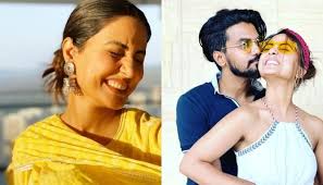 Hina Khan Finds Herself Lucky To Have Beau Rocky Jaiswal In Her Life Thanks Him For Trusting Her In 2020 How To Find Out I Work Out Talk About Marriage