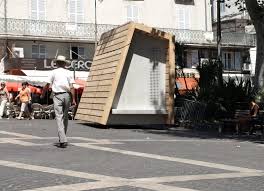 Pan Architecture Jean Luc Fugier Mathieu Barbier Bouvet Kiosque D Information Kiosk Design Architecture Booth Design