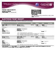 Qatar Airways Trip Summary Pdf Qatar Airways Trip Summary 4 22 Pm One World Home Course Hero