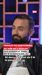 KOPAĆU PO KONTEJNERU, ALI VIŠE NE U RIJALITI Filip Mitrović bio je gladan  slave, ali… , #alo #alodnevnenovine #aloonline #filipmitrović
