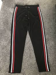 Black And Red Adidas Tracksuit Bottoms Bnwt Black And Red Stripe Tracksuit Bottoms Loungewear Size 12 14 Fashion Clothing Shoes Accessories Womensclothin Tracksuit Bottoms Lounge Wear Tracksuit