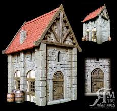 Middeleeuws Huis 6 Ech 30mm Hars Kit In 2020 Medieval Houses Little Houses Building Crafts