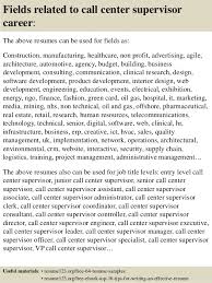 supervisor call center resume