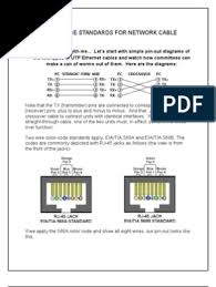 Jacks often contain leadframes (a continuous piece of metal) or pcbs (printed circuit boards) that route the signal from the cable/back of the jack to the pins. Color Code Standards For Network Cable Wireless Access Point Computer Network