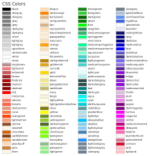 Html color codes, color names, and color chart with all hexadecimal, rgb, hsl, color ranges, and swatches. List Of Named Colors Matplotlib 3 4 2 Documentation