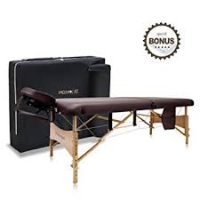 Dr Lomilomi 30 Medium Size Portable Massage Table 004 Spa Bed With Towel Hanger Oil Pouch Review Massage Table Towel Hanger Massage Tables