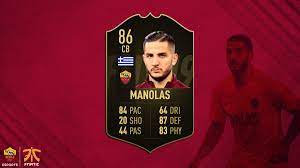 Manolas scored his first professional goal against archrivals olympiacos on 19 may 2010. As Roma Esports On Twitter Manolas Totw Fifa19