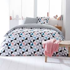Parure Da Letto Stampa Geometrica Casa Kiabi 15 00 Housse De Couette Parure De Lit Housse De Couette 220x240