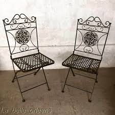 Pin By Rose On Rooftop Furniture Folding Chair Wrought Iron Patio Chairs Patio Garden