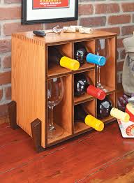 It's just that more often than not, we are quick to dismiss potential storage spaces in our home either because they are too awkward or uneven or we think it will cost. Space Saving Wine Rack Woodworking Project Woodsmith Plans