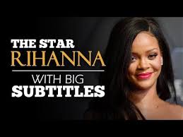 English Speech Rihanna Start Helping One Person English Subtitles Youtube In 2020 English Speech Funny Speeches Speech