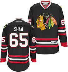 Team colours red + white + black. Reebok Nhl Eishockey Trikot Jersey Premier Chicago Blackhawks Andrew Shaw 65 Black M Amazon De Sport Freizeit