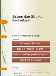 Sistem presidensial adalah sistem negara yang dipimpin oleh presiden. Sistem Dan Struktur Pentadbiran