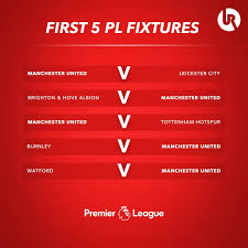 All goals corners cards half players. Manchester United All Premier League Fixtures