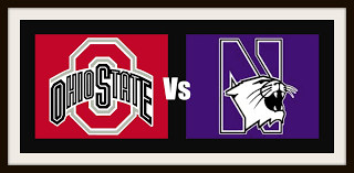 Image result for northwestern wildcats ohio state buckeyes