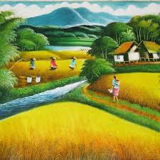 Oct 12, 2020 · gambar foto keindahan persawahan pedesaan foto kindahan sawah di desa sore harikeindahan langit di malam hari natal ini astronomi id. Lukisan Feng Shui Panen Padi Pemandangan Suasana Asri Pedesaan Nuansa Sejuk Shopee Indonesia