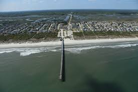 Oceancrest pier on long beach oak island, nc | places yet to see. Aerial View Of Sunset Beach Pier Bridge Picture Of Sunset Beach North Carolina Coast Tripadvisor