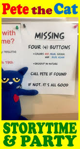 Need a couple of activities to teach the passive voice? Pete The Cat Storytime And Party At The Library Pete The Cat Programming For Kids Passive Programming Library