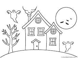 Maybe you would like to learn more about one of these? Haunted House Coloring Page Halloween