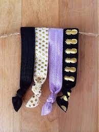 The Kendall Ties Elastic Hair Ties No Crease Hair Ties Yoga Hair Ties Foe Fold Over Elastic H Hair Accessories For Women Hair Ties Diy Elastic Hair Ties