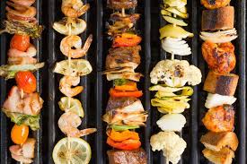 Beef satay is a thai appetizer skewer that always disappears first. 40 Easy Bbq Skewer Grilled Kebab Recipes For A Barbecue Delish Com