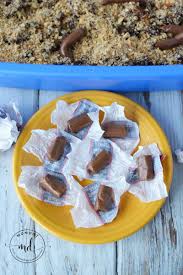 1) prepare and bake cake mixes, according to directions, in bury the rolls decoratively in the cake mixture. Kitty Litter Cake Box Cake Halloween How To