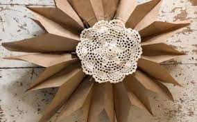 Let S Get Crafty Read Our Blog The Shabby Tree Paper Bag Decoration Diy Paper Bag Paper Flower Template