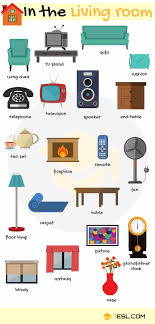 Living Room Furniture Names Of Living Room Objects 7 E S L English Vocabulary English Language Teaching English Language Learning