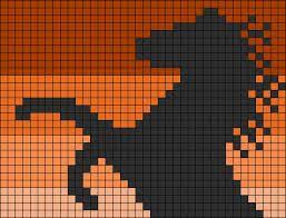 Resultat De Recherche D Images Pour Pixel Art Cheval Horse Pattern Beading Patterns Bead Loom Patterns