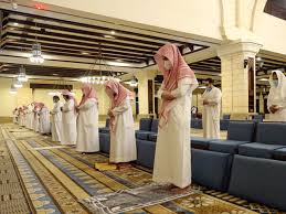 Minbar platform in a mosque, placed next to the mihrab. Social Distancing Saudi Arabia Jerusalem Reopen Mosques With Strict Regulations For Worshippers The Economic Times