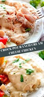 Crock Pot Ranch Cream Cheese Chicken In 2020 Cooks Slow Cooker Chicken And Cheese Recipes Easy Slow Cooker Recipes