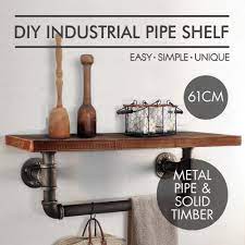 One of the reasons why kitchen shelves are so useful and versatile has to do with the fact that they let you store items while also putting them on display. Wall Mounting Type Bathroom Shelf Industrial Style Metal Pipe Wood Kitchen Rack Towel Rrackpipe Paper Shelf For Living Room Shelves Industrial Shelf Towelshelves For Kitchen Aliexpress