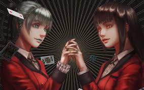 Kakegurui Kirari Momobami Yumeko Jabami Anime Wallpaper Ubackground Com Pixiv id 8732451 mangaka kakegurui series jabami yumeko character momobami kirari character fanart source fanart from. kakegurui kirari momobami yumeko