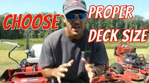 mower deck size watch before you buy