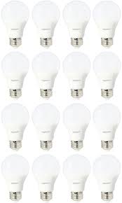 16 Pack Amazonbasics 60 Watt 15 000 Hours Non Dimmable 800 Lumens Led Light Bulb Daylight 17 00