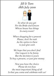 Money Poems Instead Of A Registry Wedding Invitation Poems Wedding Poems Vintage Wedding Stationery