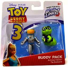 Disney Pixar Toy Story 3 Action Links Mini Figure Buddy 2pack Astronaut Barbie The Bookworm Mattel Http Www Toy Story Dolls Toy Story Baby Toy Story Gifts