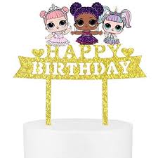 Client said to make it epic! Buy Lol Cake Topper Happy Birthday Cake Topper Pink Cake Decorations For Baby Shower Theme Party Supplies Hellip Online In Turkey B08blvm75b