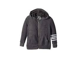 Black And White Striped Zip Up Hoodie Chaser Kids Extra Soft Love Knit Zip Up Hoodie W Arm Stripes Toddler Little Kids Black White Boy S Sweatshirt You Know The As Hoodies Clothes Knit Jacket