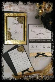 Montage, impression, enveloppe, maquette et de fabrication française. Faire Part De Mariage Tres Chic Et Glamour Avec Ces Magnifiques Couleur Noir Et Or Tres Brillant Le Faire Part Fa Invitations Low Cost Wedding Wedding Venues