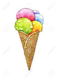 This is a traditional spanish dish served at the end of the pilgrimage of st. Cinq Boules De Creme Glacee Multicolore Dans Un Cone De Gaufrette Isole Sur Fond Blanc Marqueurs De Dessin De Couleur Croquis De Travail Manuel Illustration De Creme Glacee De Vecteur Clip Art