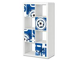 Stikkipix Fussball Mobelsticker Aufkleber Set Passend Fur Das Regal Expedit Oder Kallax Von Ikea Fc20 Mobel Nicht Inklusive Pe Schliessfacher Regal Kallax