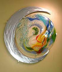 Stunning Architectural Fused Glass Wall Art By Bonnie Rubinstein Fused Glass Wall Art Glass Wall Sculpture Fused Glass Art