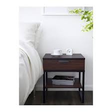 Trysil Nightstand Dark Brown Black 17 3 4x15 3 4 Ikea Black Bedroom Furniture Bedroom Decor Design Ikea Trysil