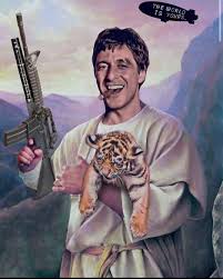 Tony Montana On Instagram Awesome In 2020 Tony Montana Montana Art Iphone Wallpaper Tumblr Aesthetic