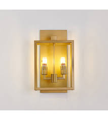 Candle sconces & wall mounted candle holders. Bethel International Kc04w16br Canada 2 Light 17 Inch Gold Outdoor Wall Sconce