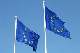 Muller of wiesbaden proposed a red flag bearing the word europa in gold lettering, with a golden sun and a white hand making the sign of the oath. Protokoll Inland Der Bundesregierung Hinweise Zur Beflaggung